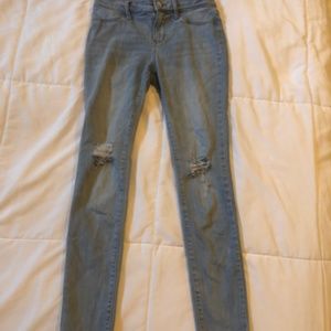 Ripped ballerina jeggings